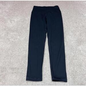 Victoria’s Secret Sport Leggings Black Purple Pull On Women’s Size Small